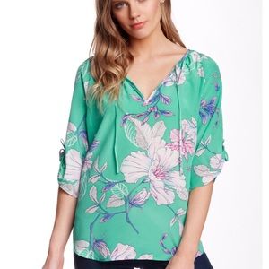 Yumi Kim silk tie blouse